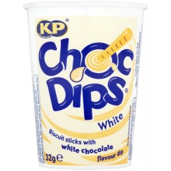 KP White Chocolate Dips 12 x 28g