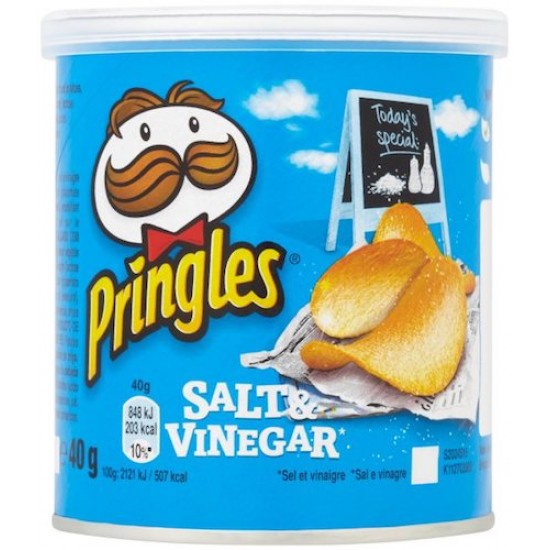 Pringles Salt & Vinegar 12 x 40g