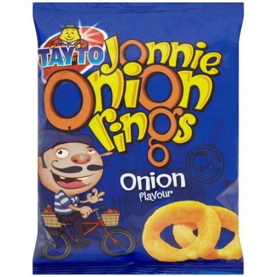 Tayto Jonnie Onion Rings 50 x 28g