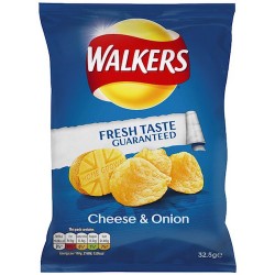 Walkers Cheese & Onion 32 x 32.5g