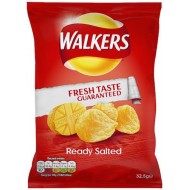 Walkers Ready Salted: 32-Piece Box