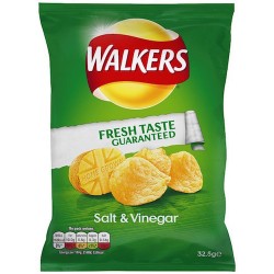 Walkers Salt & Vinegar: 32-Piece Box