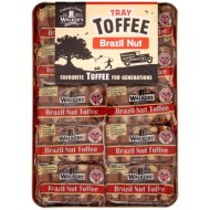 Walkers Brazil Nut Toffee Bar: 10-Piece Tray